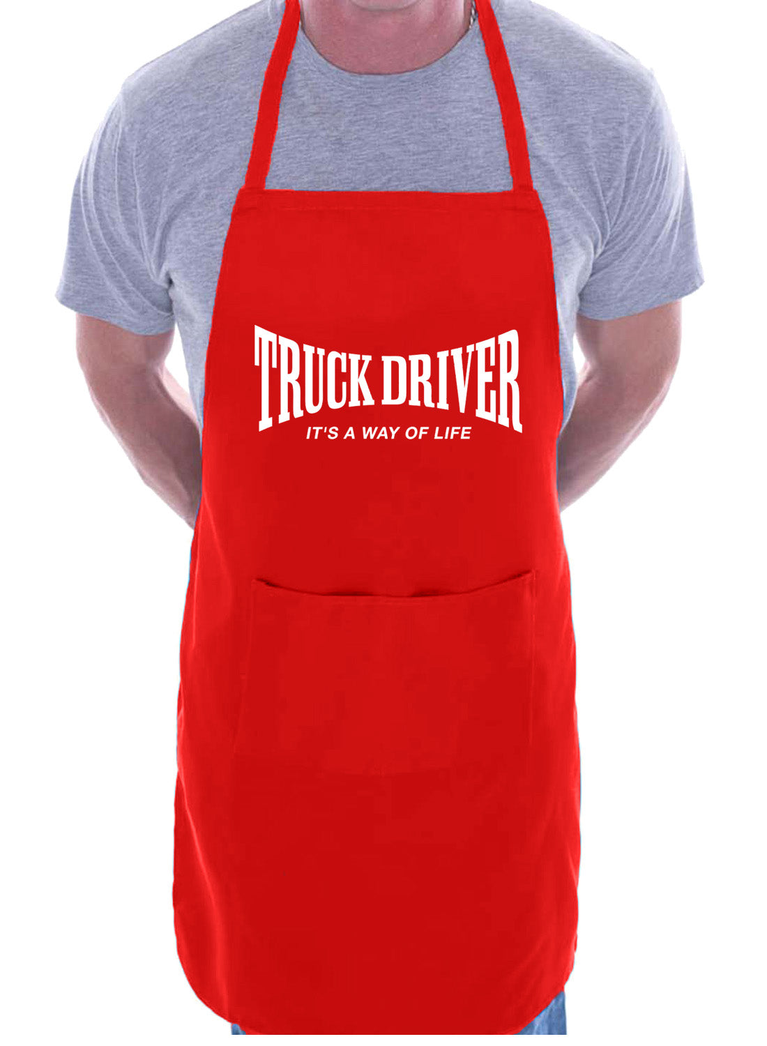 Truck Driver Way Of Life Lorry Long Distance Driver BBQ Apron