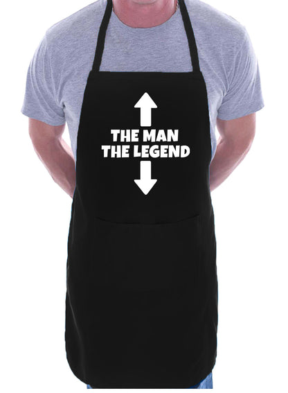 The Man The Legend Birthday Retirement Gift Novelty BBQ Cooking Apron