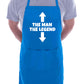 The Man The Legend Birthday Retirement Gift Novelty BBQ Cooking Apron