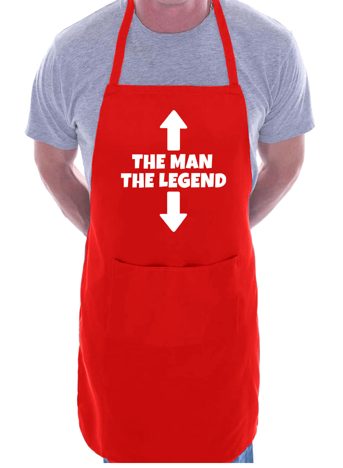 The Man The Legend Birthday Retirement Gift Novelty BBQ Cooking Apron