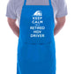 Retired HGV Driver Truck Lorry Retirement Gift Novelty Cooking BBQ Apron