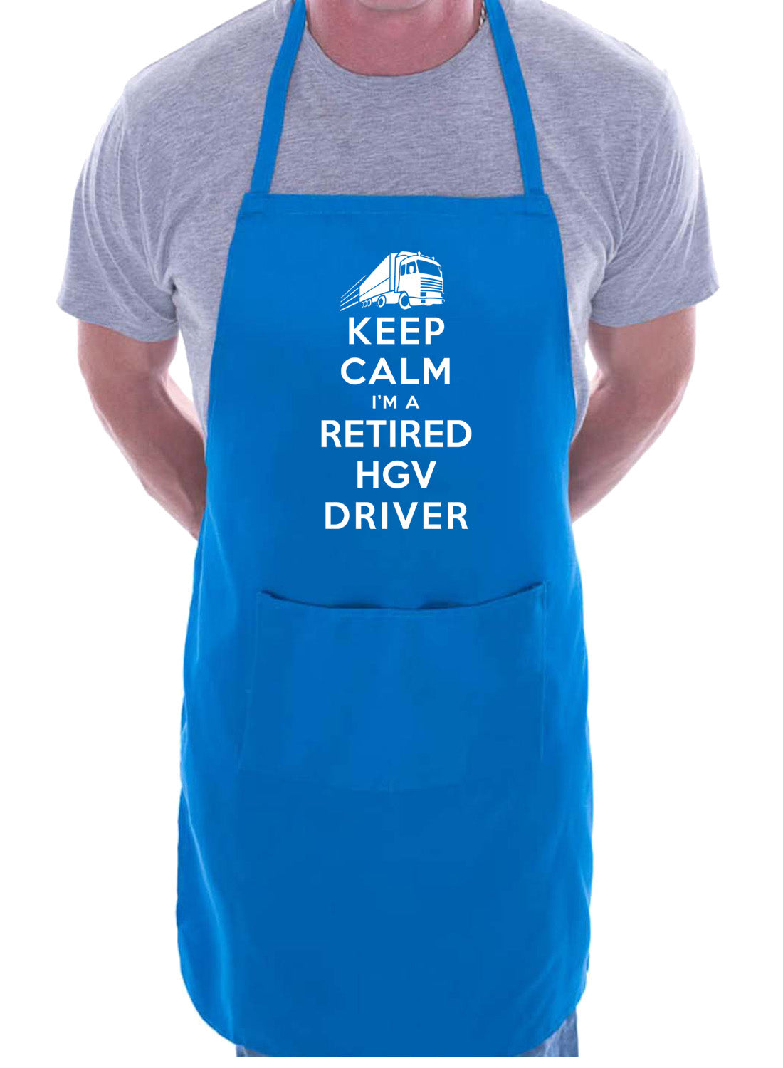 Retired HGV Driver Truck Lorry Retirement Gift Novelty Cooking BBQ Apron