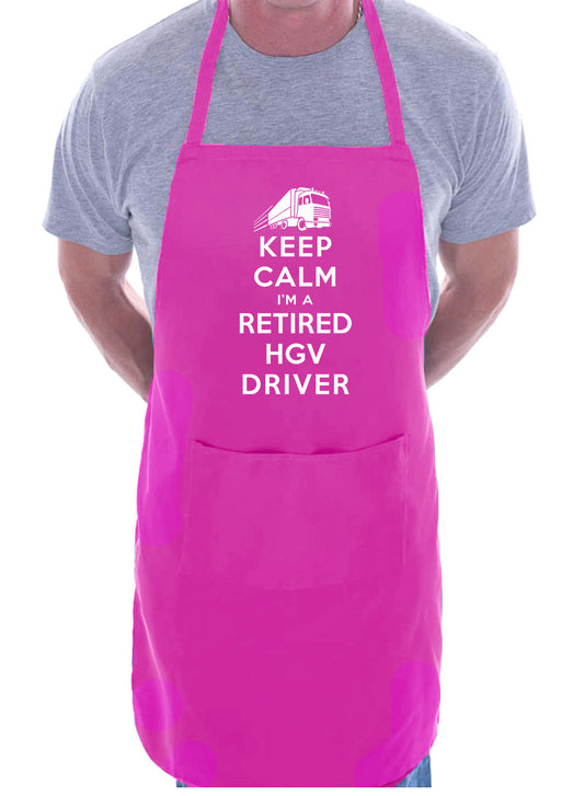 Retired HGV Driver Truck Lorry Retirement Gift Novelty Cooking BBQ Apron