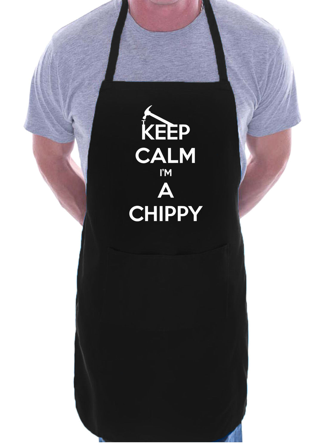 Keep Calm I'm A Chippy Carpenter Funny Gift Novelty Cooking BBQ Apron
