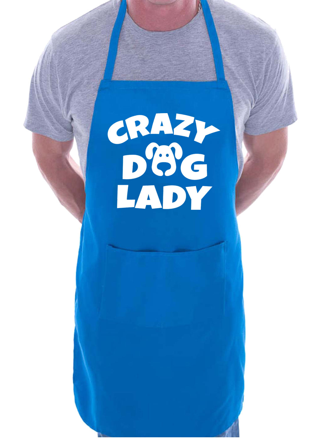 Crazy Dog Lady Dog Lovers Present Funny Gift Novelty Cooking BBQ Apron