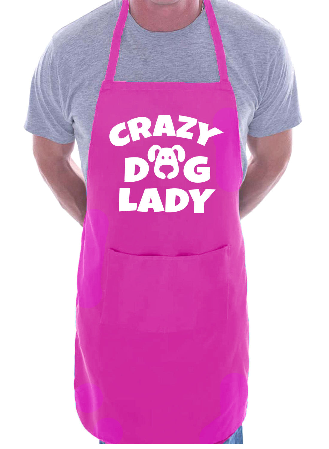 Crazy Dog Lady Dog Lovers Present Funny Gift Novelty Cooking BBQ Apron