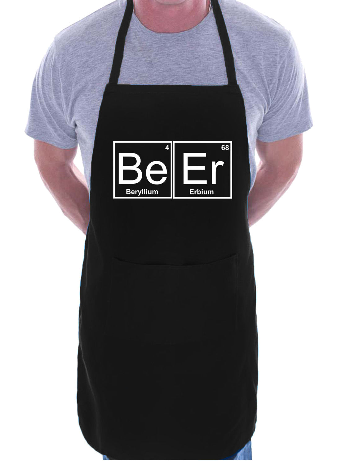 Beer Periodic Table Slogan Stag Do Funny Gift Novelty Cooking BBQ Apron