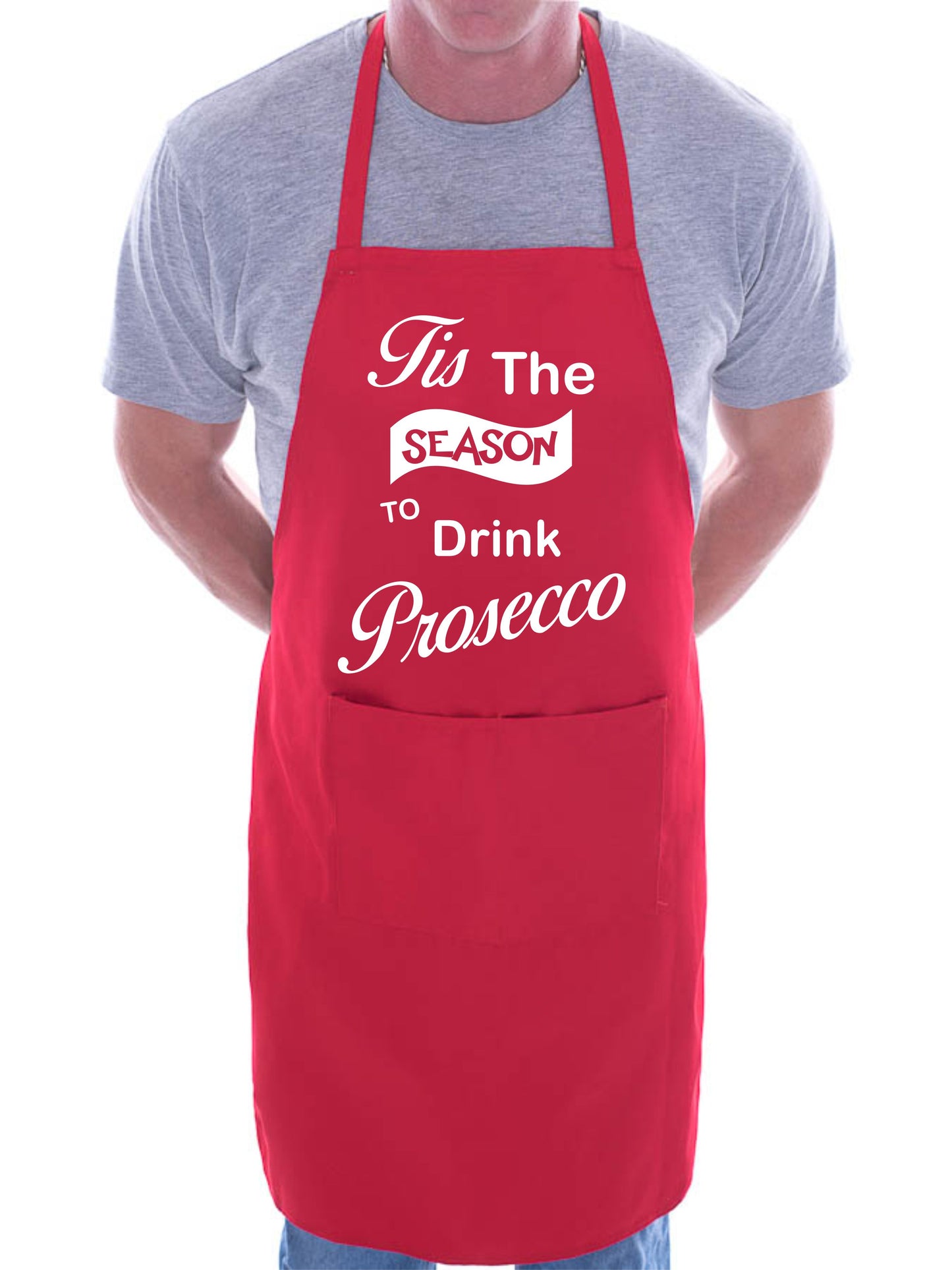 Tis The Season Christmas Xmas Funny Chef Cook BBQ Apron