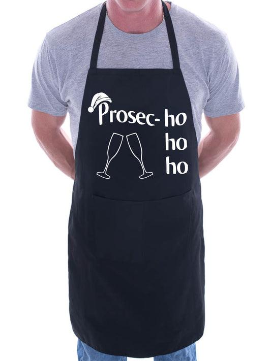 Prosec-Ho Prosecco Christmas Gift Funny Chef Cook BBQ Novelty Cooking Apron