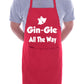 Gin-gle Christmas Xmas Chef Cook Funny Slogan BBQ Novelty Cooking Apron