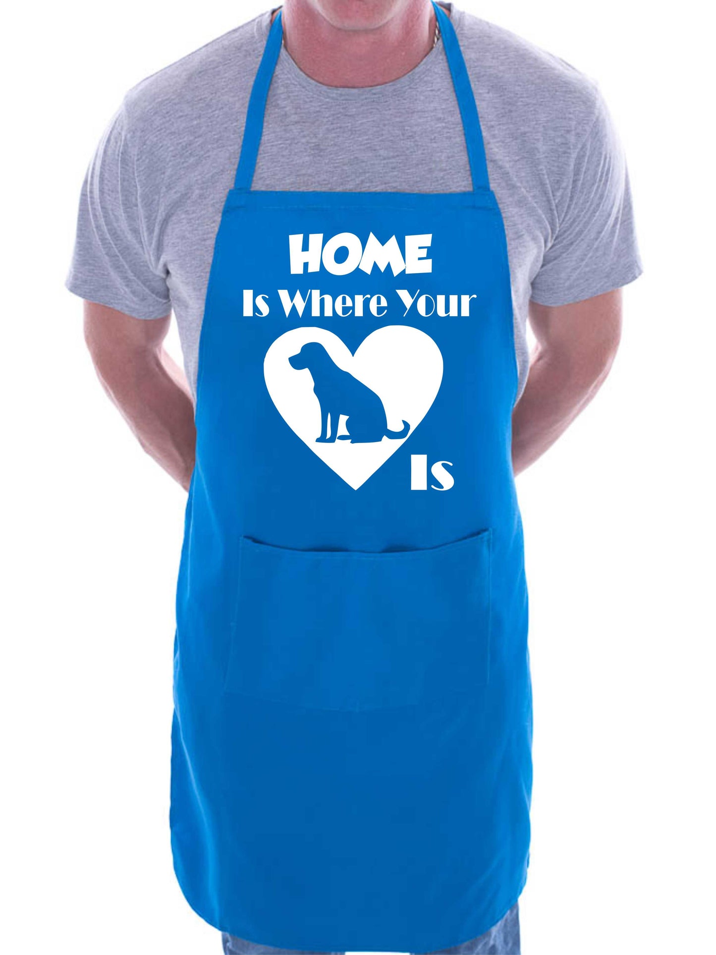 Home Is Where Your Labrador Is Funny Dog Lover Gift Novelty Cooking BBQ Apron