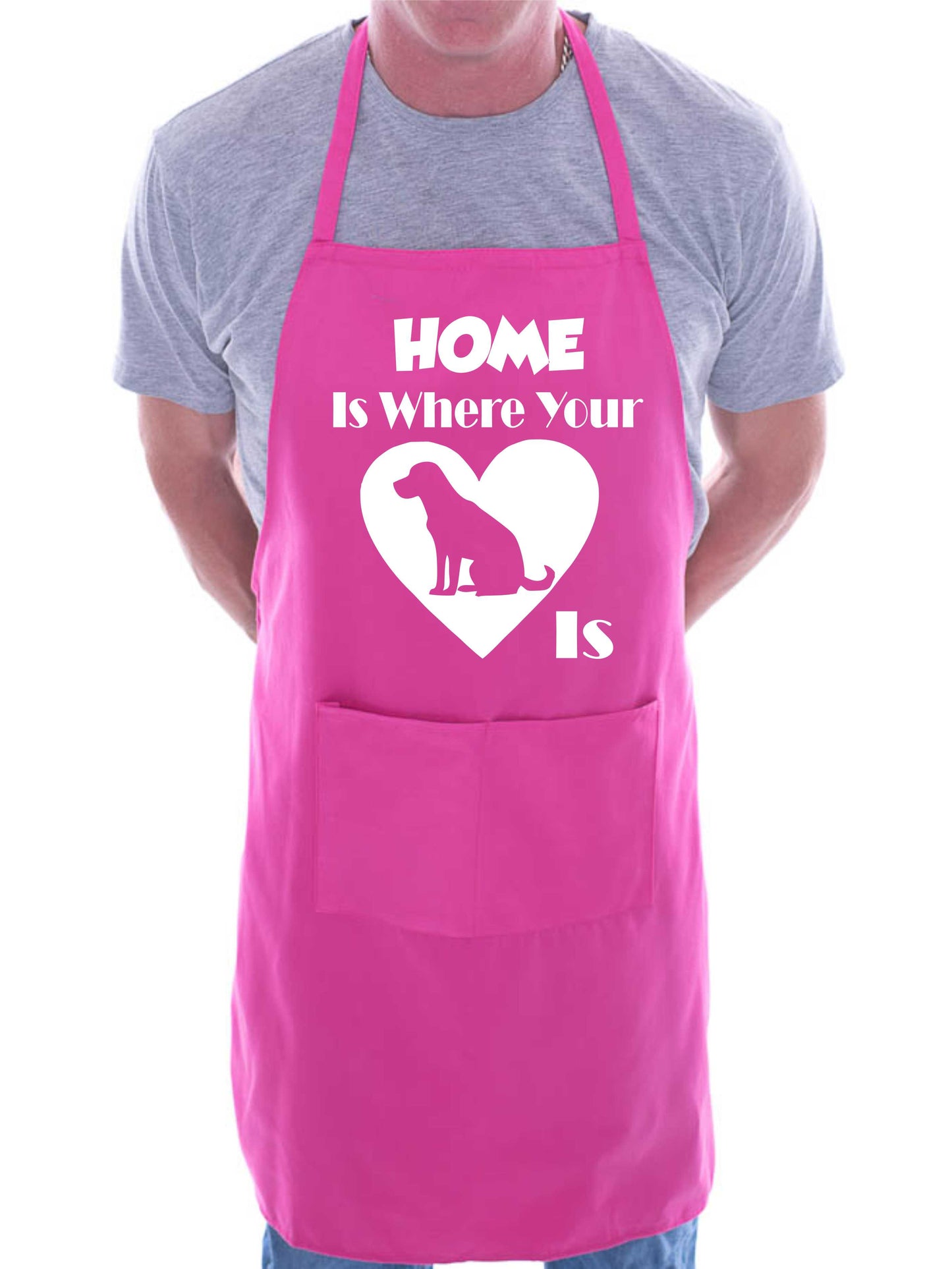 Home Is Where Your Labrador Is Funny Dog Lover Gift Novelty Cooking BBQ Apron