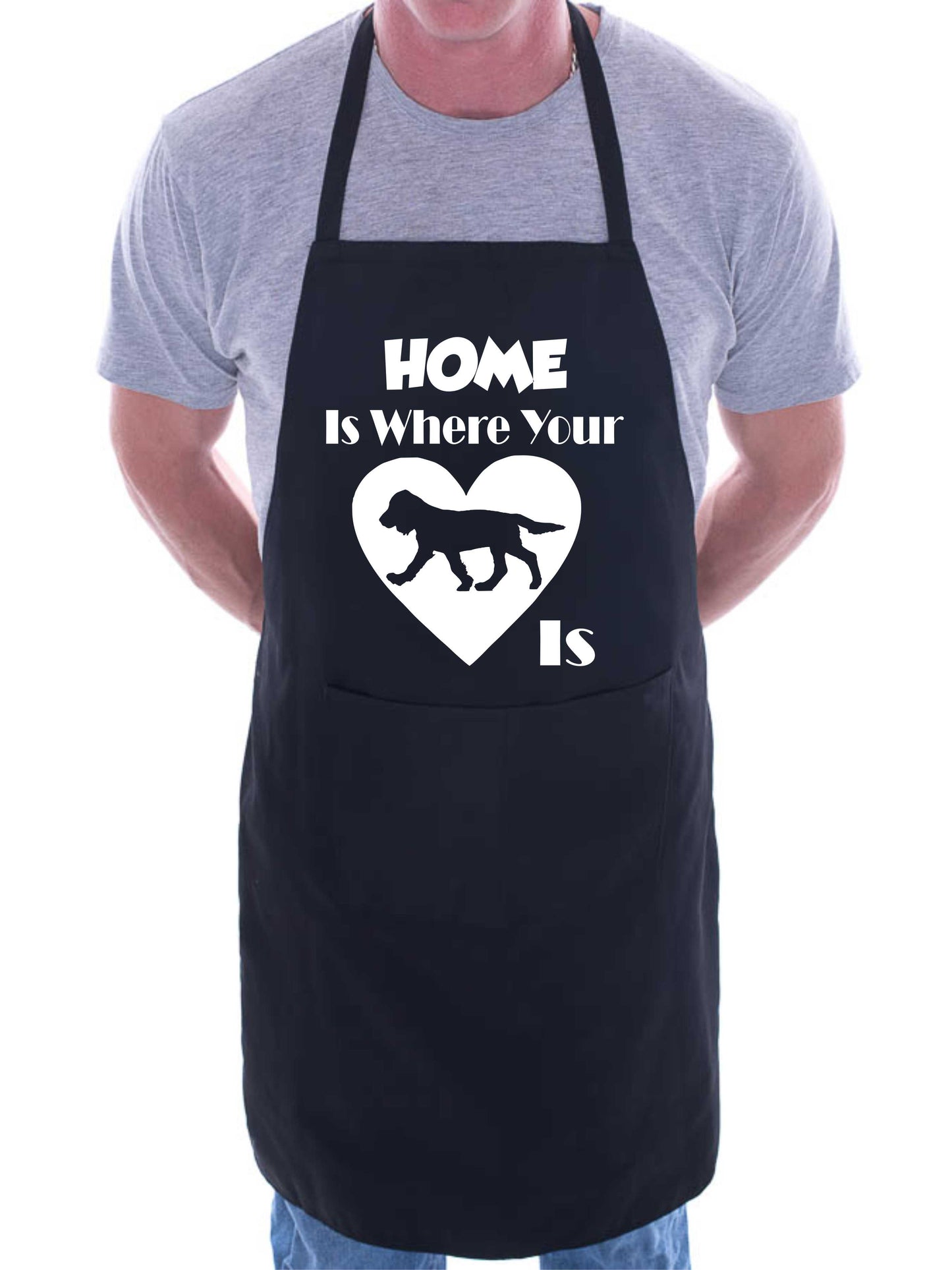 Home Is Where Your Sprocker Is Funny Dog Lover Gift BBQ Apron