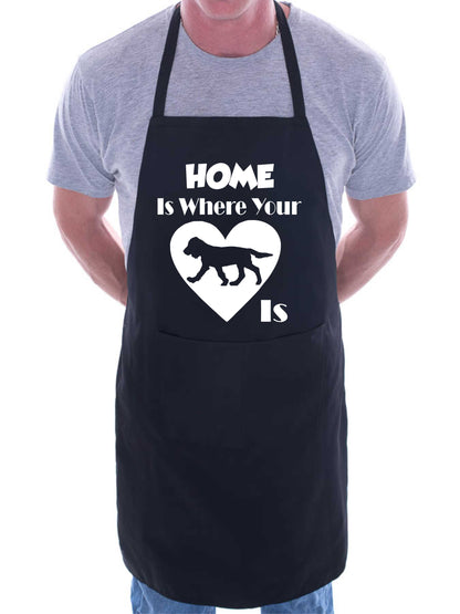 Home Is Where Your Sprocker Is Funny Dog Lover Gift BBQ Apron