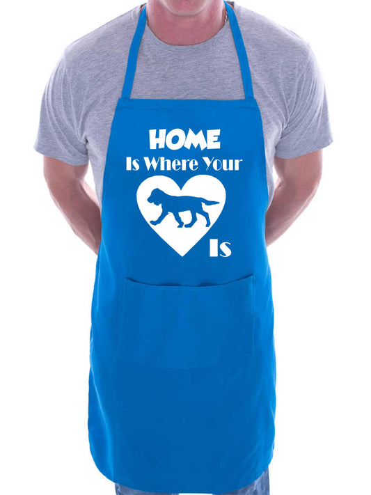 Home Is Where Your Sprocker Is Funny Dog Lover Gift BBQ Apron
