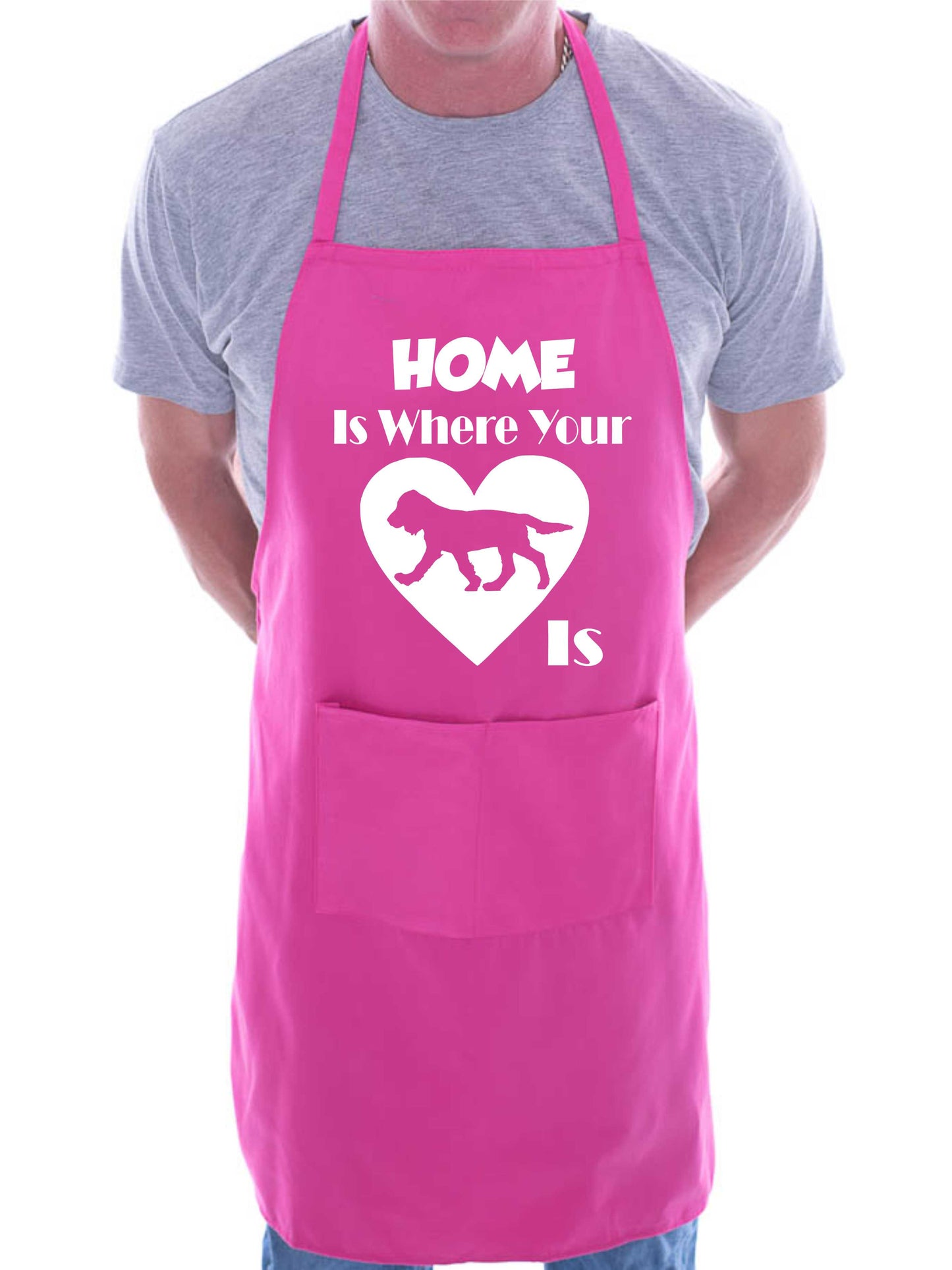 Home Is Where Your Sprocker Is Funny Dog Lover Gift BBQ Apron