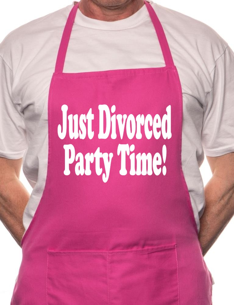 Adult Just Divorced Party BBQ Cooking Funny Novelty Apron