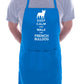 Keep Calm & Walk French Bulldog Funny Dog Lover Gift Novelty Cooking BBQ Apron