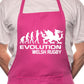 Adult Evolution Welsh Rugby Cymru Wales BBQ Cooking Funny Novelty Apron