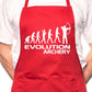 Adult Evolution Of Archery BBQ Cooking Funny Novelty Apron