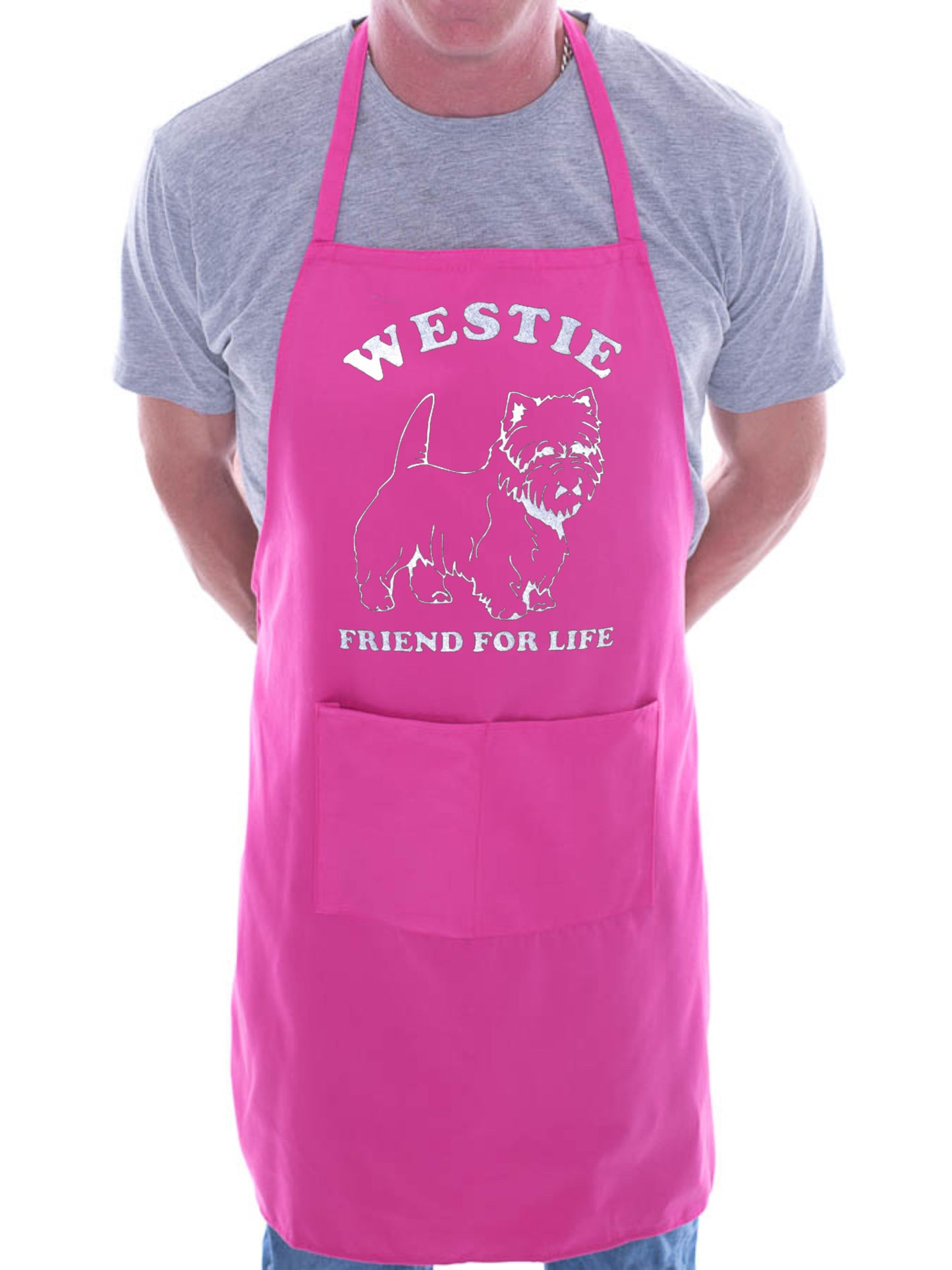 Adult Westie Dog Lover Gift BBQ Cooking Funny Novelty Apron