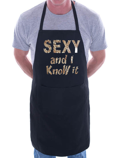 Sexy And I Know It BBQ Funny Apron