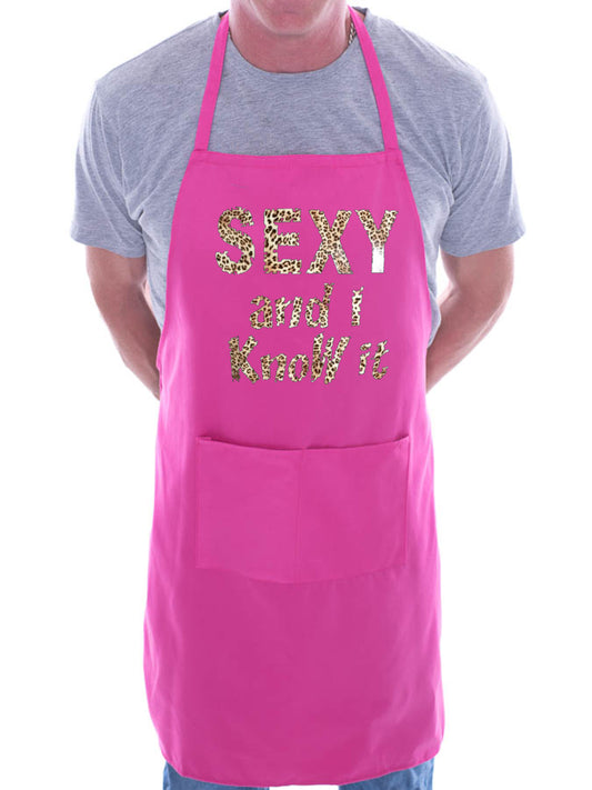 Sexy And I Know It BBQ Funny Apron