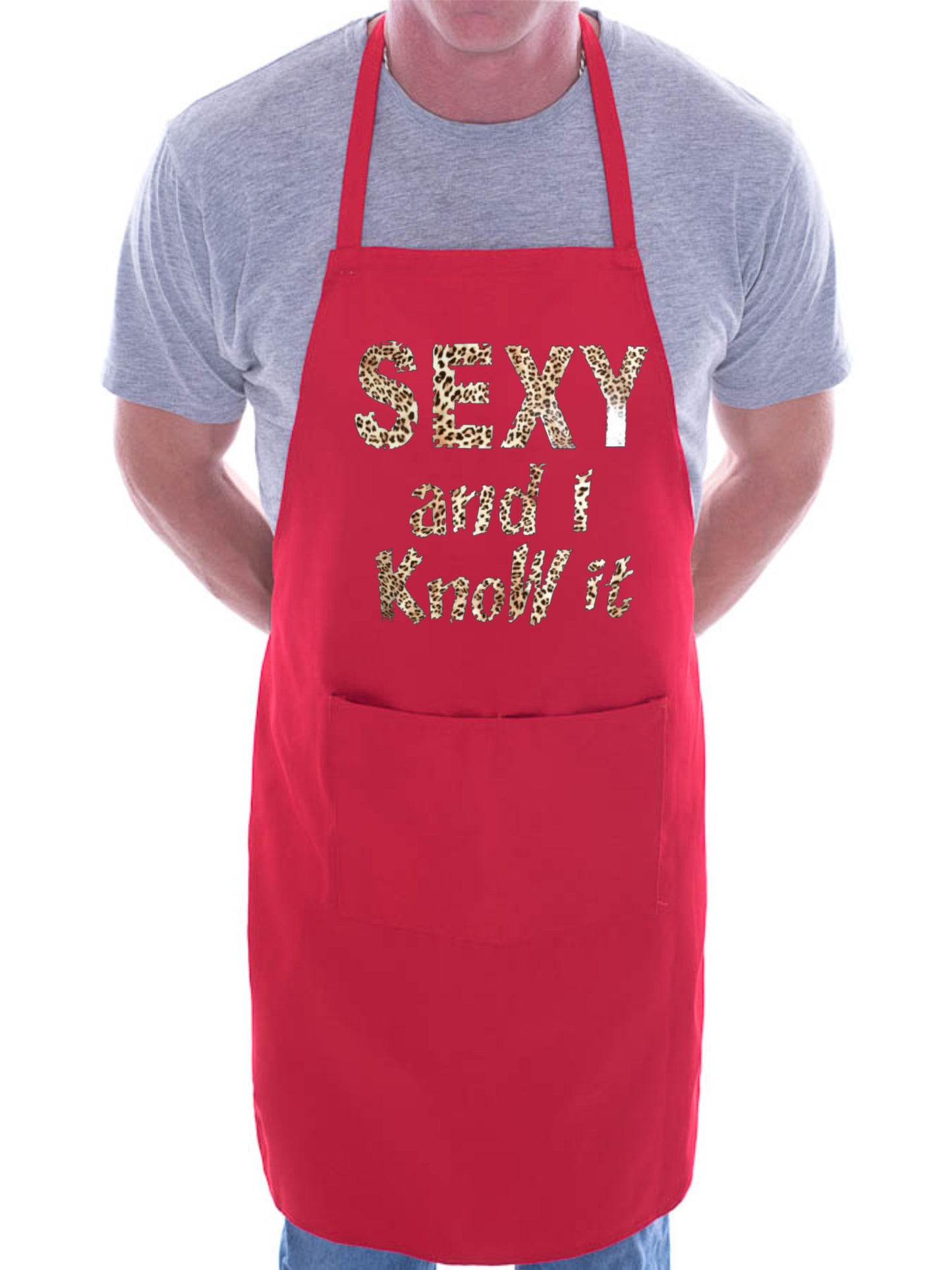 Sexy And I Know It BBQ Funny Apron