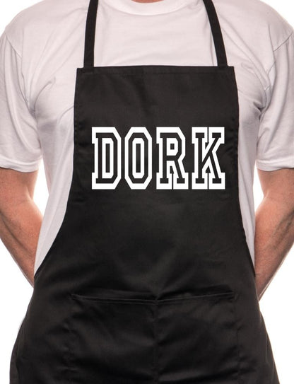 Adult Dork Computor Geek BBQ Cooking Funny Novelty Apron