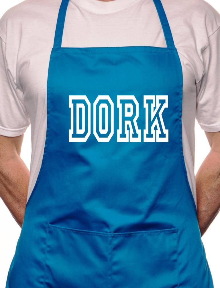 Adult Dork Computor Geek BBQ Cooking Funny Novelty Apron
