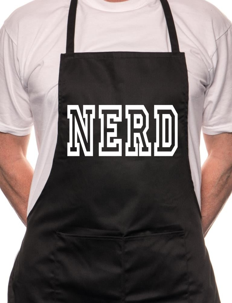 Nerd Computor Geek BBQ Funny Apron