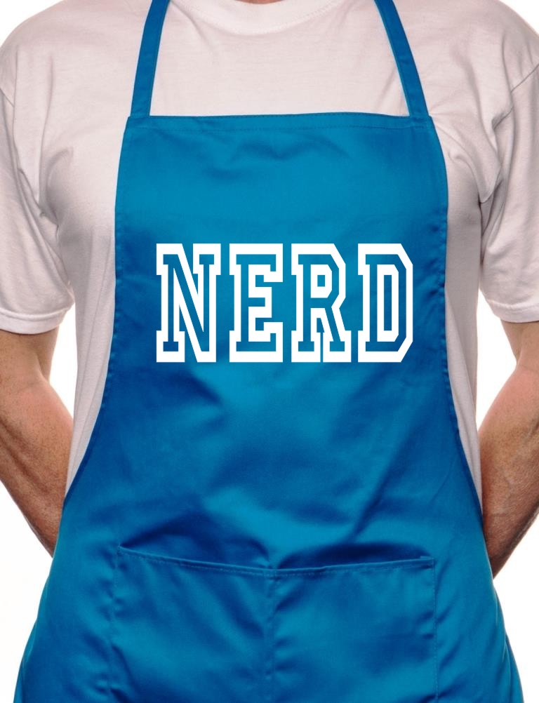 Nerd Computor Geek BBQ Funny Apron