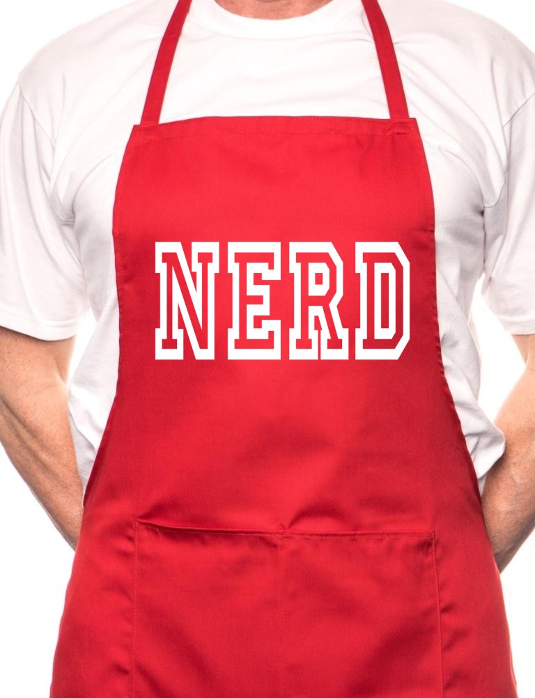 Nerd Computor Geek BBQ Funny Apron