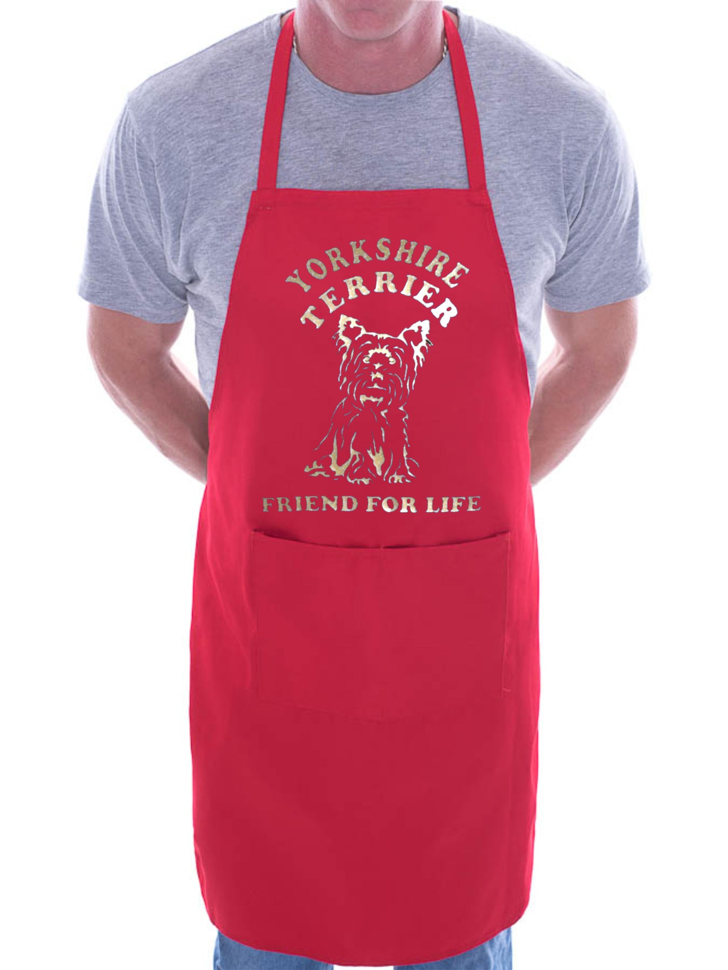 Yorkshire Terrier Dog Lover Gift BBQ Funny Apron