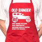 40th Birthday Old Banger BBQ Cooking Funny Novelty Apron