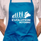 Adult Evolution Of Motorbike Bike Rider Cooking Funny Novelty Apron