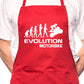 Adult Evolution Of Motorbike Bike Rider Cooking Funny Novelty Apron