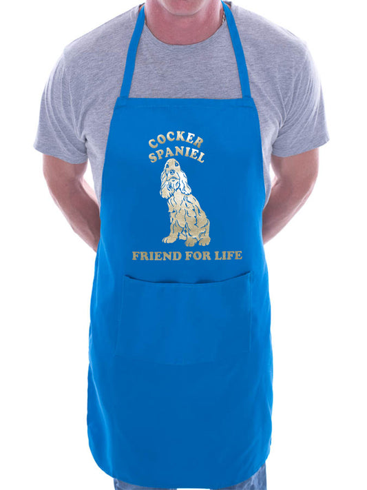 Adult Cocker Spaniel Dog Lover Gift BBQ Cooking Funny Novelty Apron