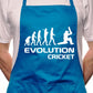 Adult Cricket Evolution Of Sports BBQ Cooking Funny Novelty Apron