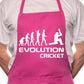 Adult Cricket Evolution Of Sports BBQ Cooking Funny Novelty Apron