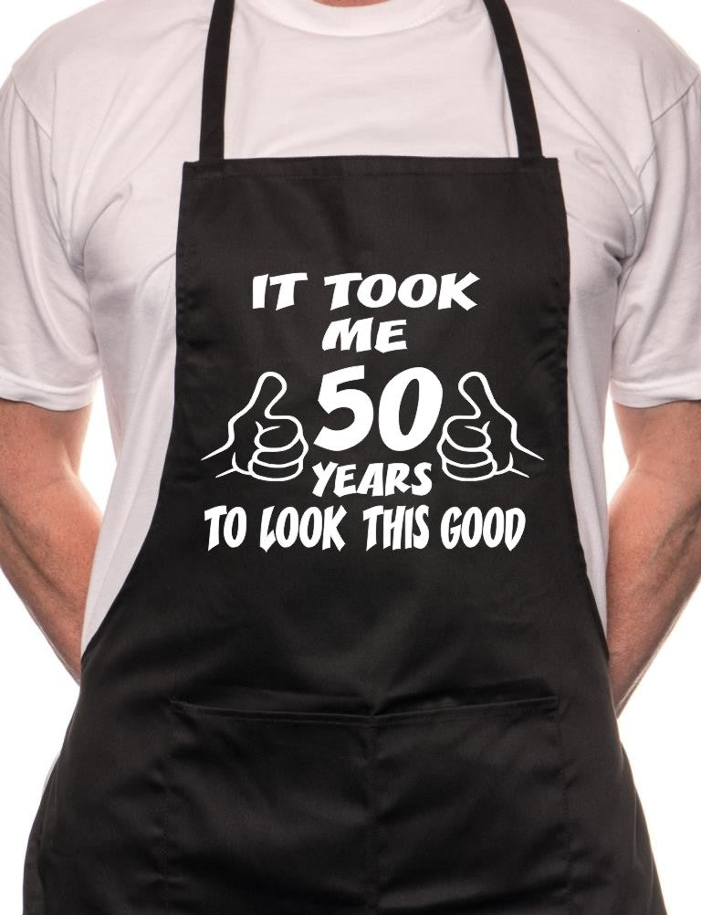 50th Birthday It Took 50 Years BBQ Cooking Funny Novelty Apron