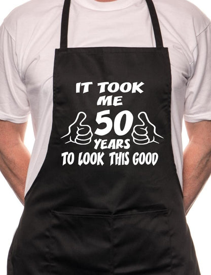 50th Birthday It Took 50 Years BBQ Cooking Funny Novelty Apron