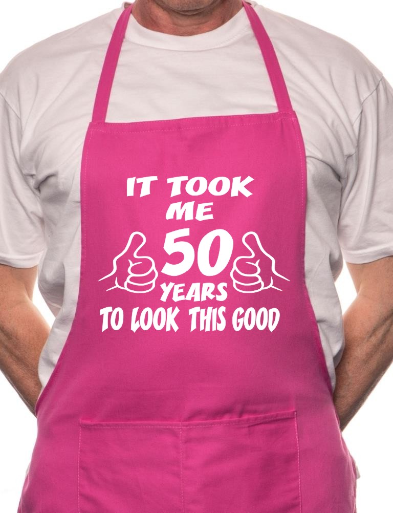 50th Birthday It Took 50 Years BBQ Cooking Funny Novelty Apron