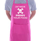 Poison Your Food Cooking BBQ Slogan Apron Novelty Funny Slogan Gift Birthday