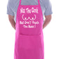 Kiss The Cook Fathers Day Birthday Slogan Funny Gift BBQ Apron