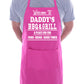 Welcome To Daddy's BBQ Barbeque Gift Funny Gag Gift BBQ Apron