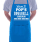 Welcome To Pop's Dad's BBQ Barbeque Gift Funny Gift BBQ Apron