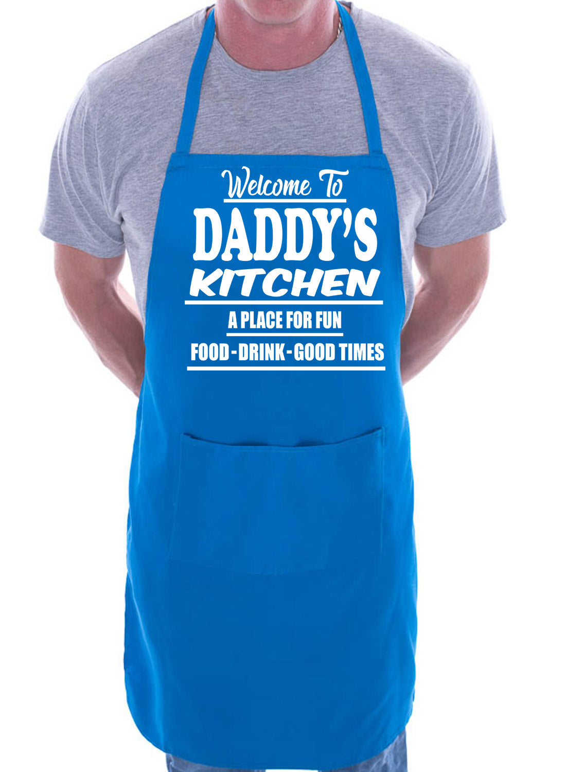 Welcome To Daddy's Kitchen Apron Gift Funny Gag Gift BBQ Apron