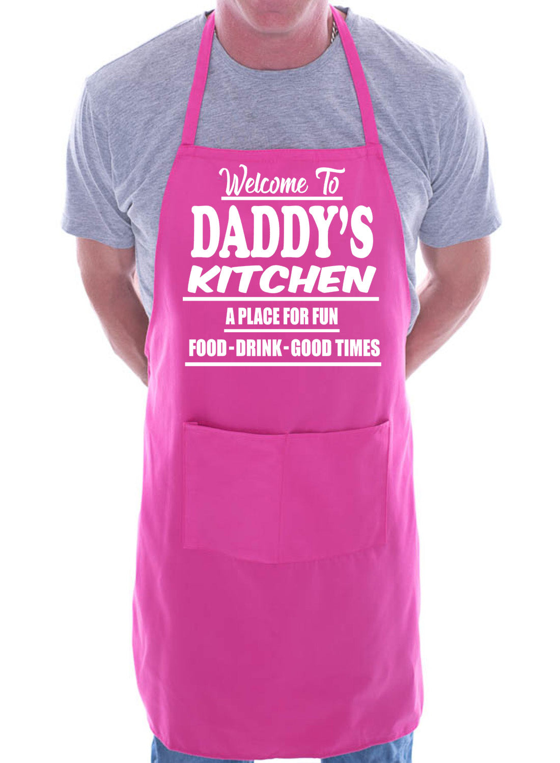 Welcome To Daddy's Kitchen Apron Gift Funny Gag Gift BBQ Apron