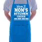 Welcome To Mom's Kitchen Apron Gift Funny Gag Gift BBQ Apron